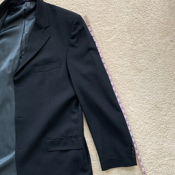 Ted Baker London Black Wool Blazer Suit Jacket 42L - Picture 4 of 6